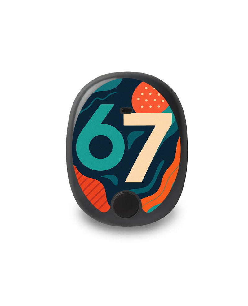 6/7 Eversense Smart Transmitter Sticker - Pump Peelz 6/7 Eversense Smart Transmitter Sticker - Pump Peelz