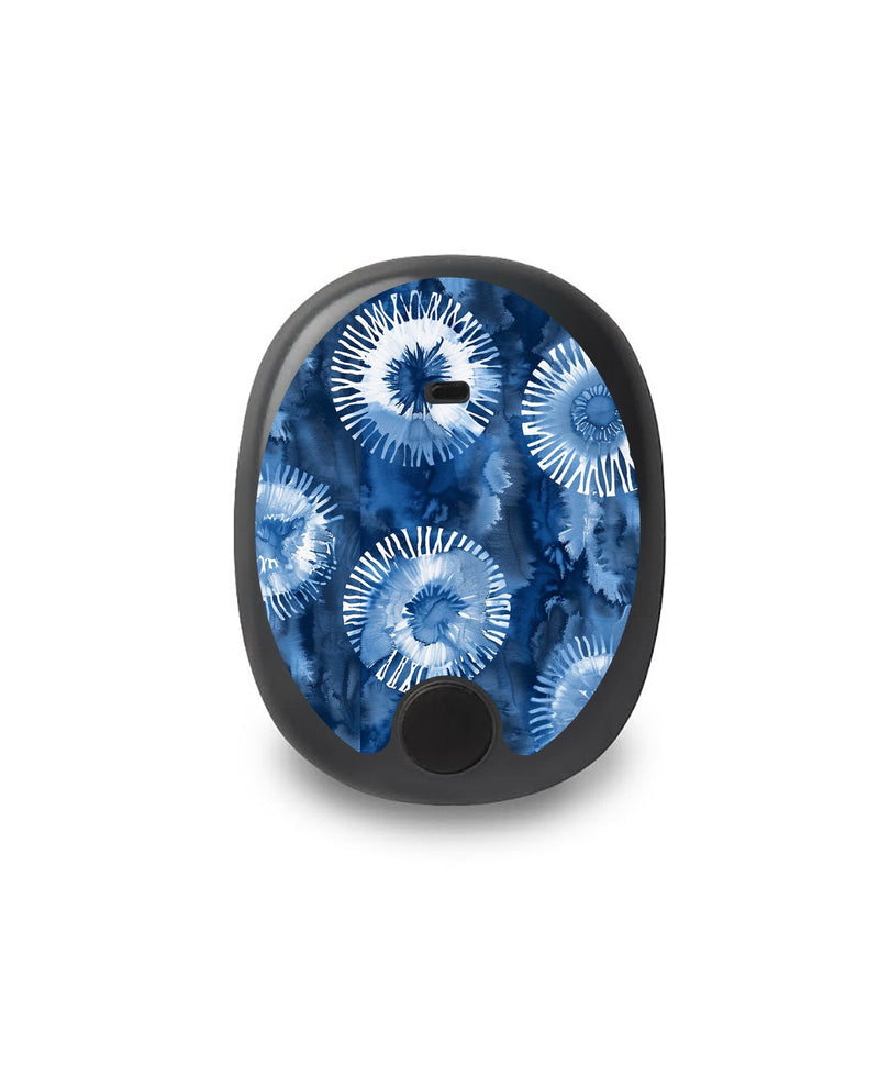 Monochrome Blue Tie Dye Eversense Smart Transmitter Monochrome Blue Tie Dye Eversense Smart Transmitter
