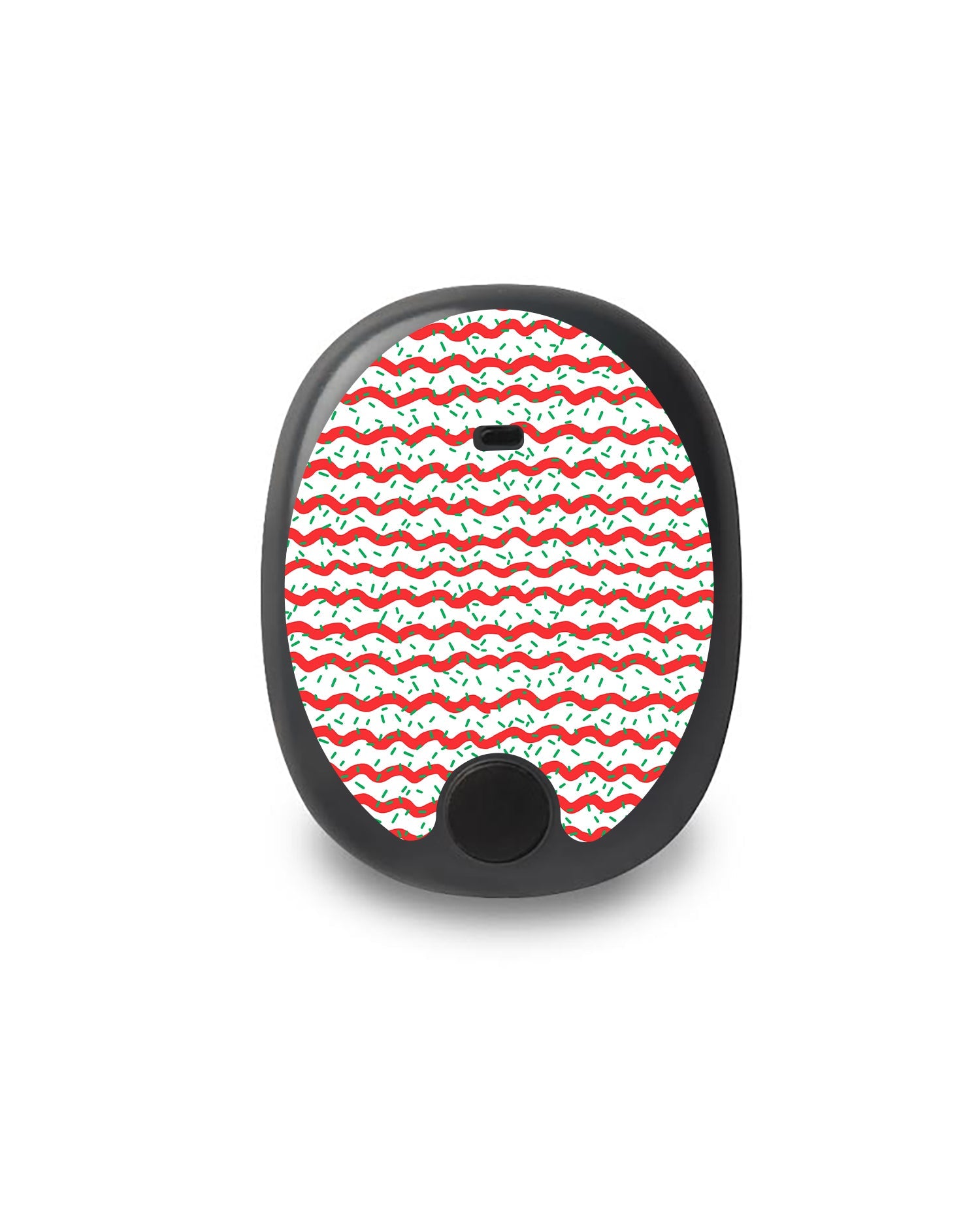 Christmas Icing Eversense Smart Transmitter Sticker - Pump Peelz Christmas Icing Eversense Smart Transmitter Sticker - Pump Peelz
