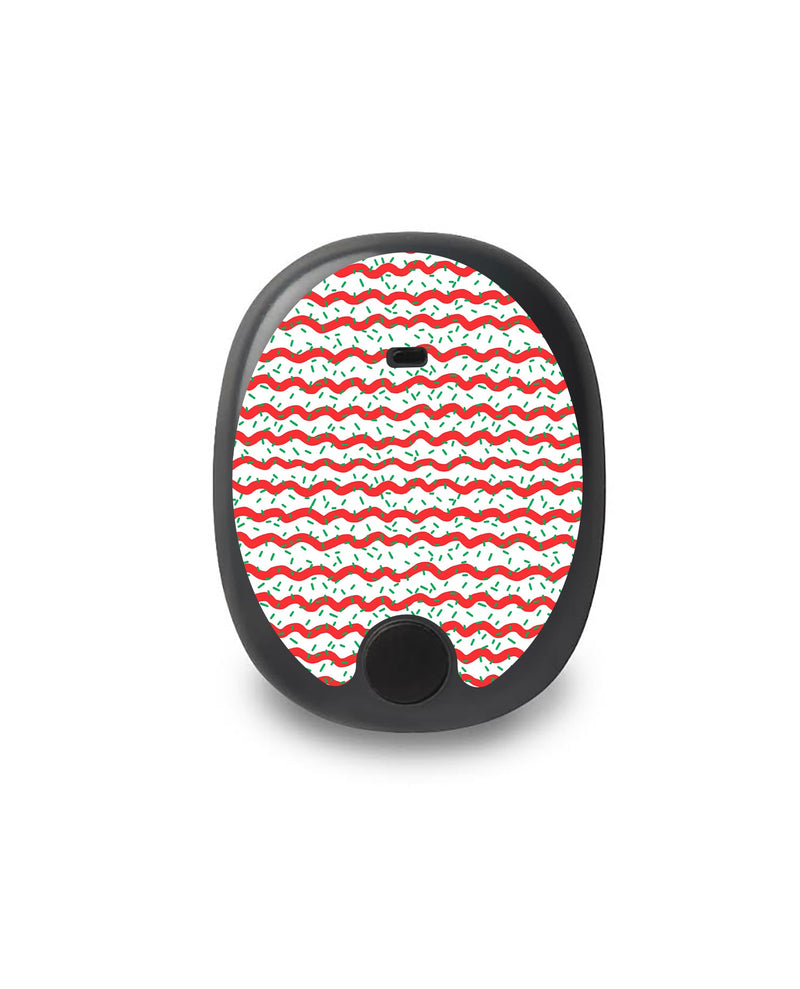 Christmas Icing Eversense Smart Transmitter Sticker - Pump Peelz Christmas Icing Eversense Smart Transmitter Sticker - Pump Peelz
