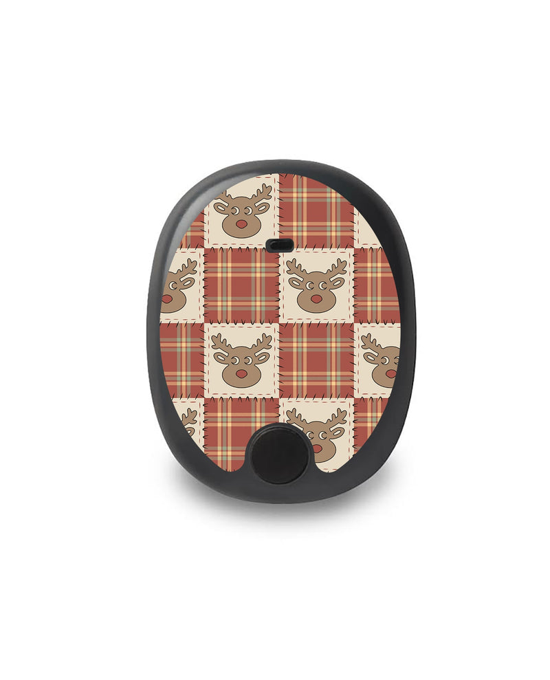 Rustic Reindeer Eversense Smart Transmitter Sticker - Pump Peelz Rustic Reindeer Eversense Smart Transmitter Sticker - Pump Peelz