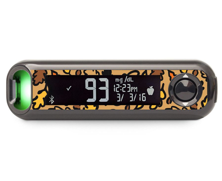 Falling Leaves Bayer Contour© Next One Glucometer Falling Leaves Bayer Contour© Next One Glucometer