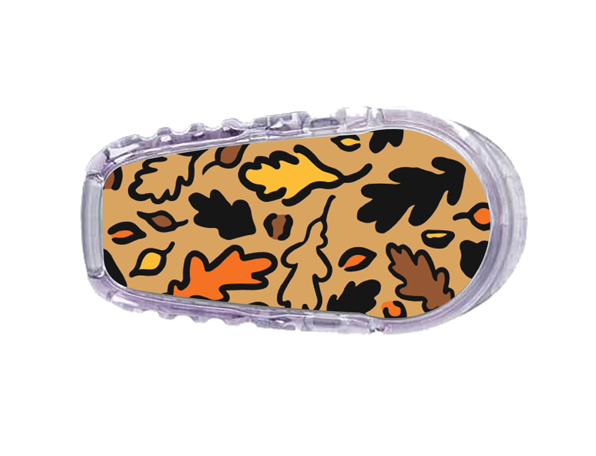 Falling Leaves Dexcom G6 Transmitter Sticker Falling Leaves Dexcom G6 Transmitter Sticker