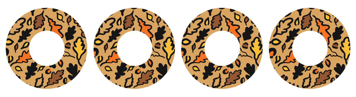 Falling Leaves Patch Tape Designed for the FreeStyle Libre 2 Falling Leaves Patch Tape Designed for the FreeStyle Libre 2