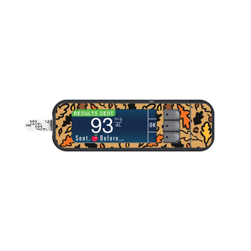 Falling Leaves Sticker for Bayer Contour Next Glucometer Falling Leaves Sticker for Bayer Contour Next Glucometer