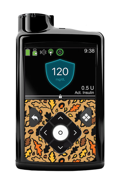 Falling Leaves Sticker for Medtronic MiniMed 770G & 780G Falling Leaves Sticker for Medtronic MiniMed 770G & 780G