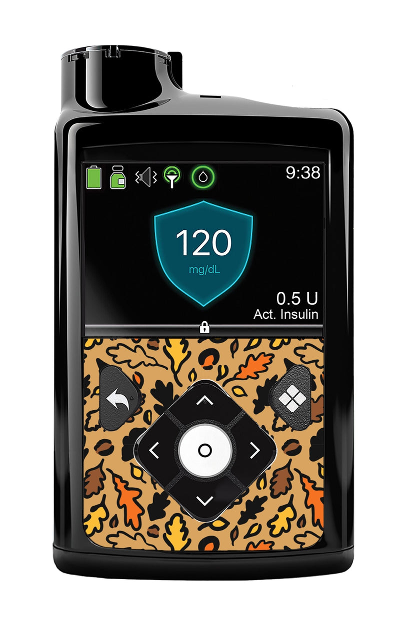Falling Leaves Sticker for Medtronic MiniMed 770G & 780G Falling Leaves Sticker for Medtronic MiniMed 770G & 780G