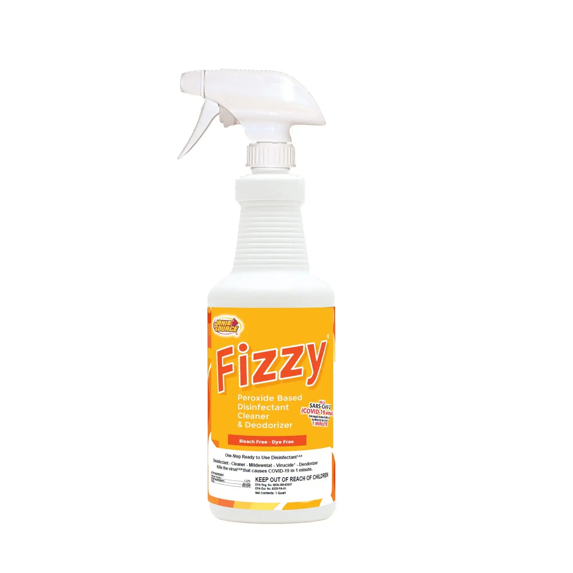 Fizzy-D RTU Peroxide Disinfectant Cleaner – 32 oz Quart Fizzy-D RTU Peroxide Disinfectant Cleaner – 32 oz Quart