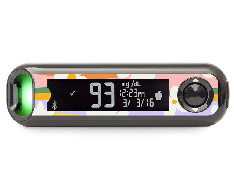 Floral Swirls Bayer Contour© Next One Glucometer Floral Swirls Bayer Contour© Next One Glucometer