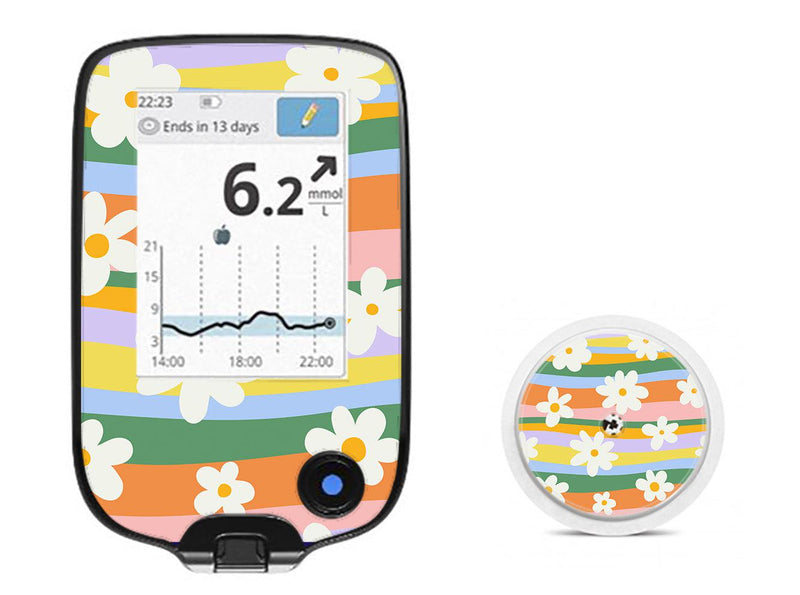 Floral Swirls Freestyle Libre 2 Floral Swirls Freestyle Libre 2