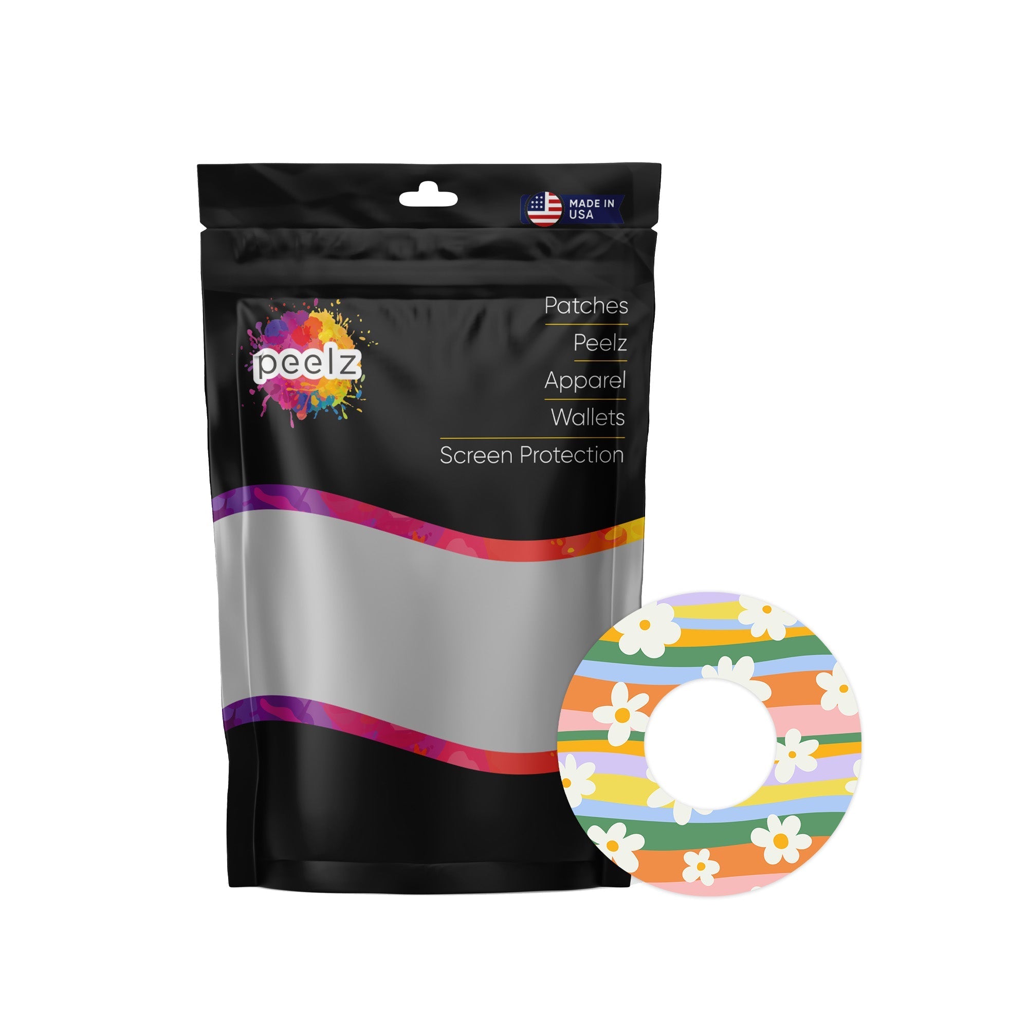 Floral Swirls Patch Tape Designed for the FreeStyle Libre 2 Floral Swirls Patch Tape Designed for the FreeStyle Libre 2