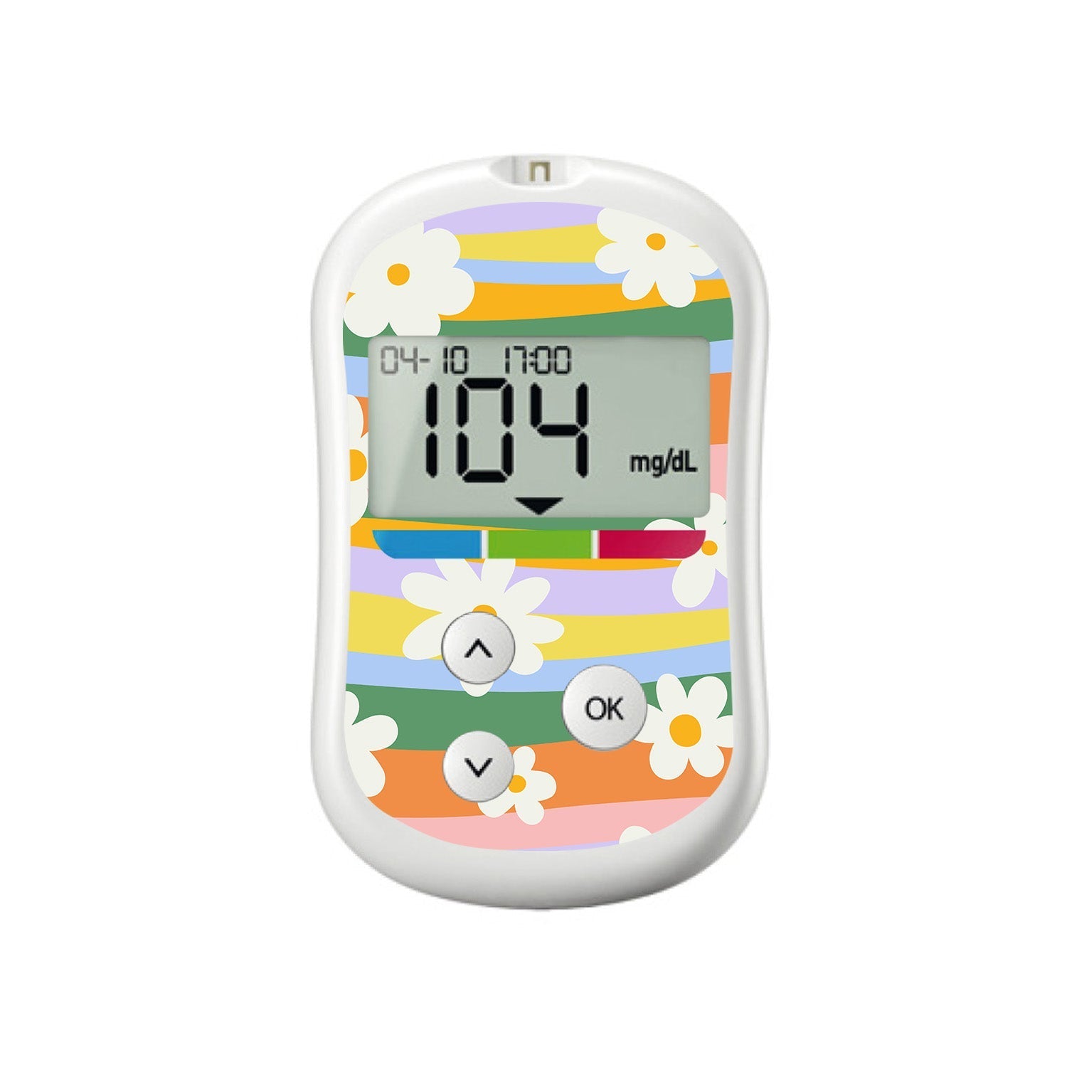 Floral Swirls for OneTouch Verio Flex Glucometer Floral Swirls for OneTouch Verio Flex Glucometer