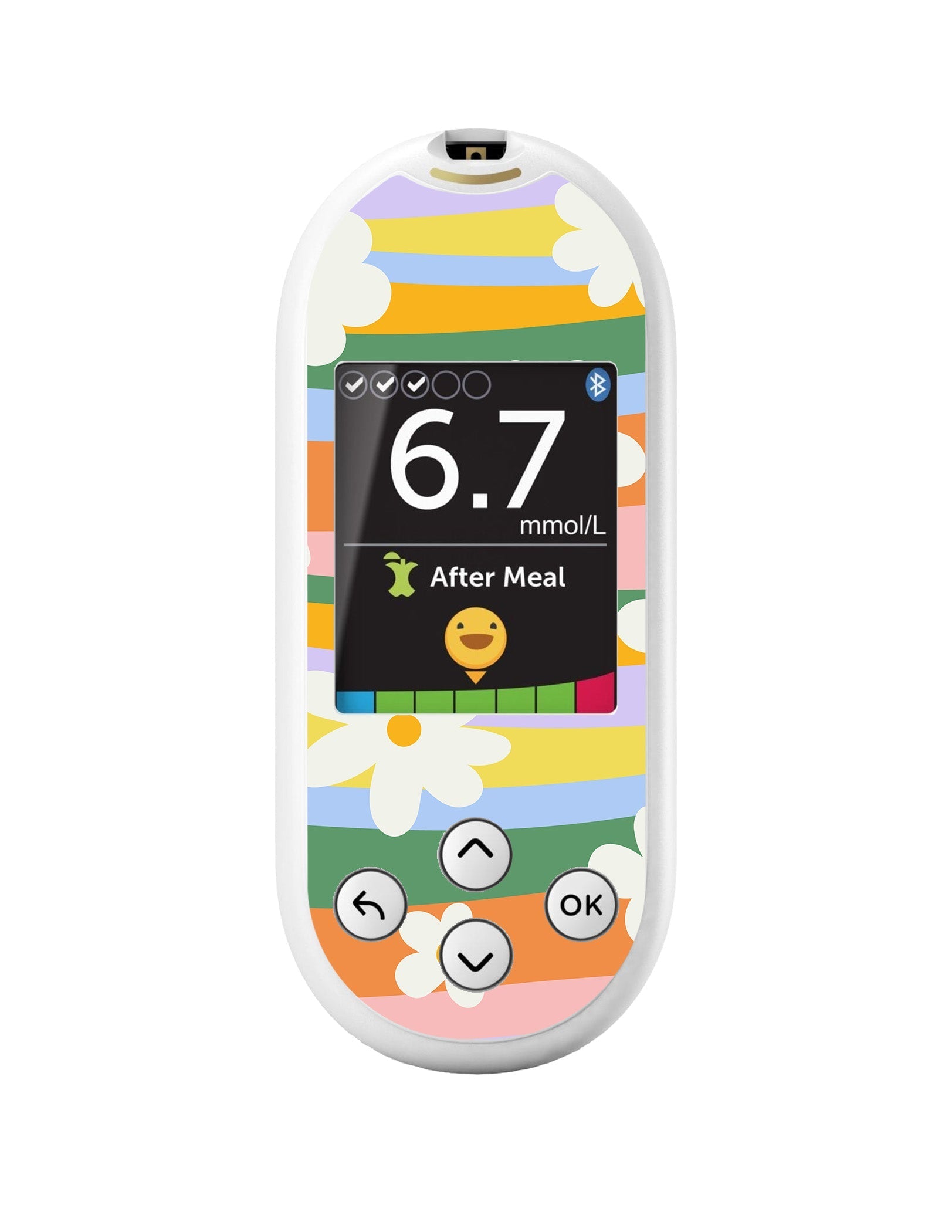 Floral Swirls for OneTouch Verio Reflect Glucometer Floral Swirls for OneTouch Verio Reflect Glucometer