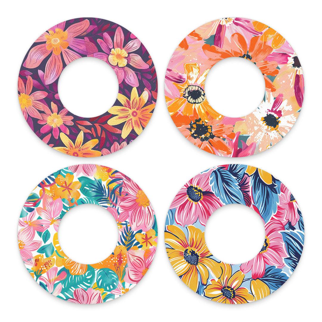 Floral Variety Freestyle Libre 2 Patch Tape - Pump Peelz Floral Variety Freestyle Libre 2 Patch Tape - Pump Peelz