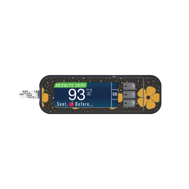 Flower Power Sticker for Bayer Contour Next Glucometer Flower Power Sticker for Bayer Contour Next Glucometer