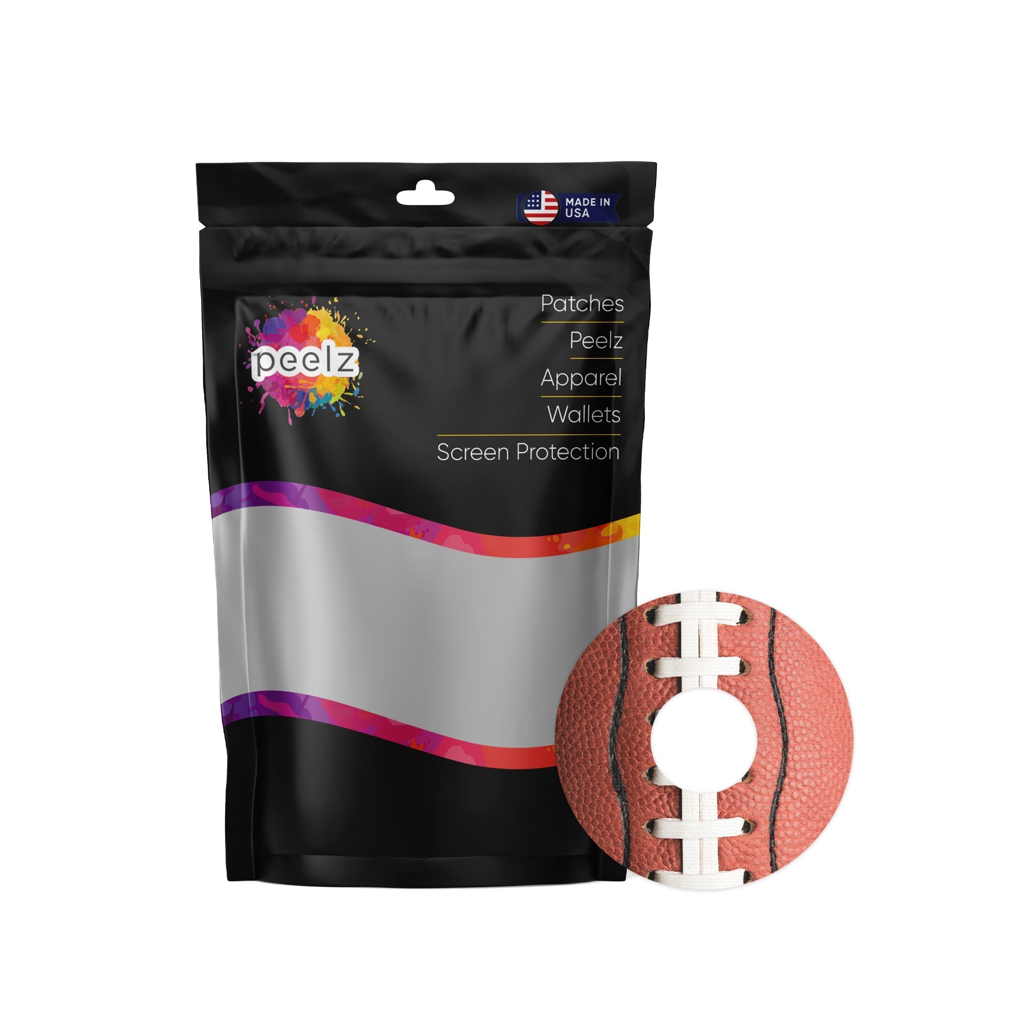 Football Patch Tape Designed for the FreeStyle Libre 3 Plus & Lingo Football Patch Tape Designed for the FreeStyle Libre 3 Plus & Lingo