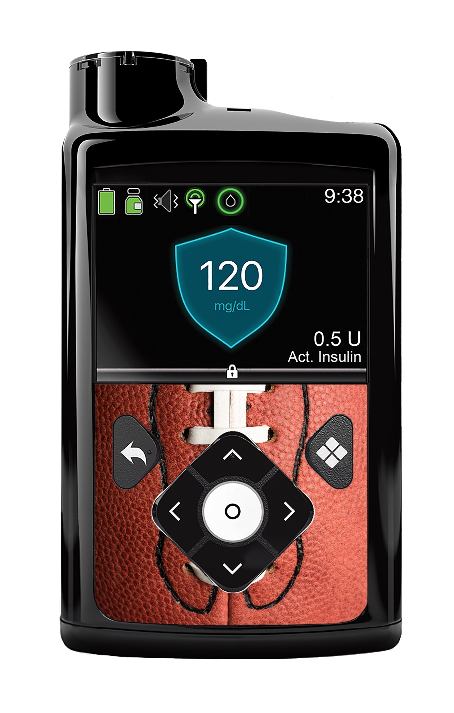 Football Sticker for Medtronic MiniMed 770G & 780G Football Sticker for Medtronic MiniMed 770G & 780G