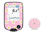 Spring Daisy Freestyle Libre 2 Sticker - Pump Peelz Spring Daisy Freestyle Libre 2 Sticker - Pump Peelz