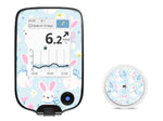 Sweet Bunnies Freestyle Libre 2 Sticker - Pump Peelz Sweet Bunnies Freestyle Libre 2 Sticker - Pump Peelz