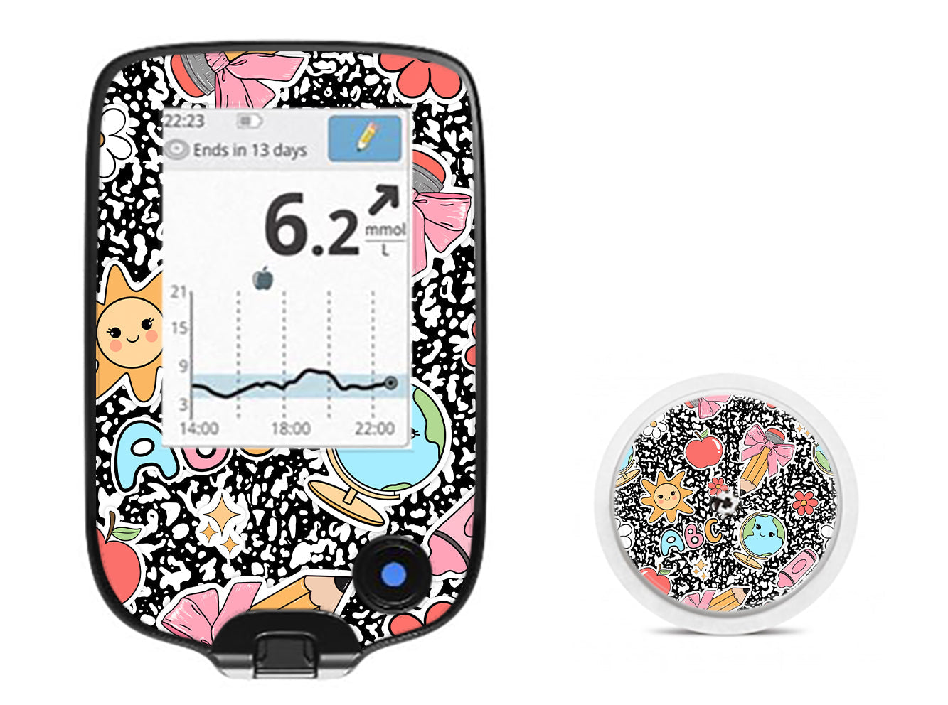 Cute Class Freestyle Libre 2 Sticker - Pump Peelz Cute Class Freestyle Libre 2 Sticker - Pump Peelz