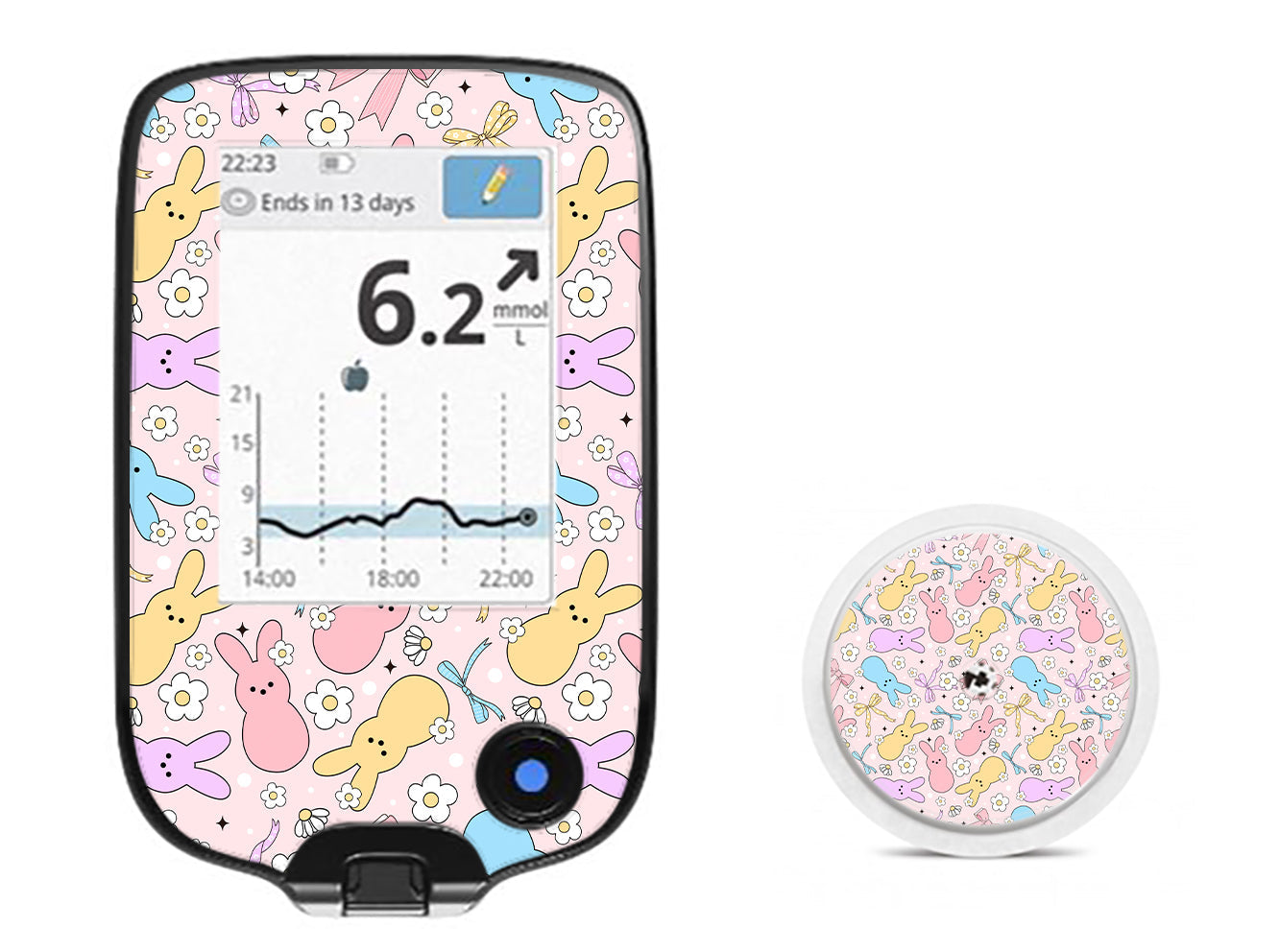 Hoppy Spring Freestyle Libre 2 Sticker - Pump Peelz Hoppy Spring Freestyle Libre 2 Sticker - Pump Peelz