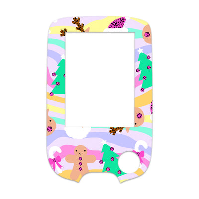 Christmas Pastel Sticker for Freestyle Libre 2 Christmas Pastel Sticker for Freestyle Libre 2