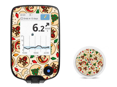 Santa's Cookies Freestyle Libre 2 Sticker - Pump Peelz Santa's Cookies Freestyle Libre 2 Sticker - Pump Peelz