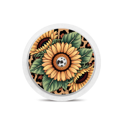 Wild Sunflower Freestyle Libre 2 Sticker - Pump Peelz Wild Sunflower Freestyle Libre 2 Sticker - Pump Peelz