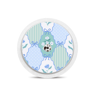 Cottage Bows Freestyle Libre 2 Sticker - Pump Peelz Cottage Bows Freestyle Libre 2 Sticker - Pump Peelz