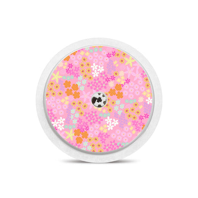 Pink Petals Freestyle Libre 2 Sticker - Pump Peelz Pink Petals Freestyle Libre 2 Sticker - Pump Peelz