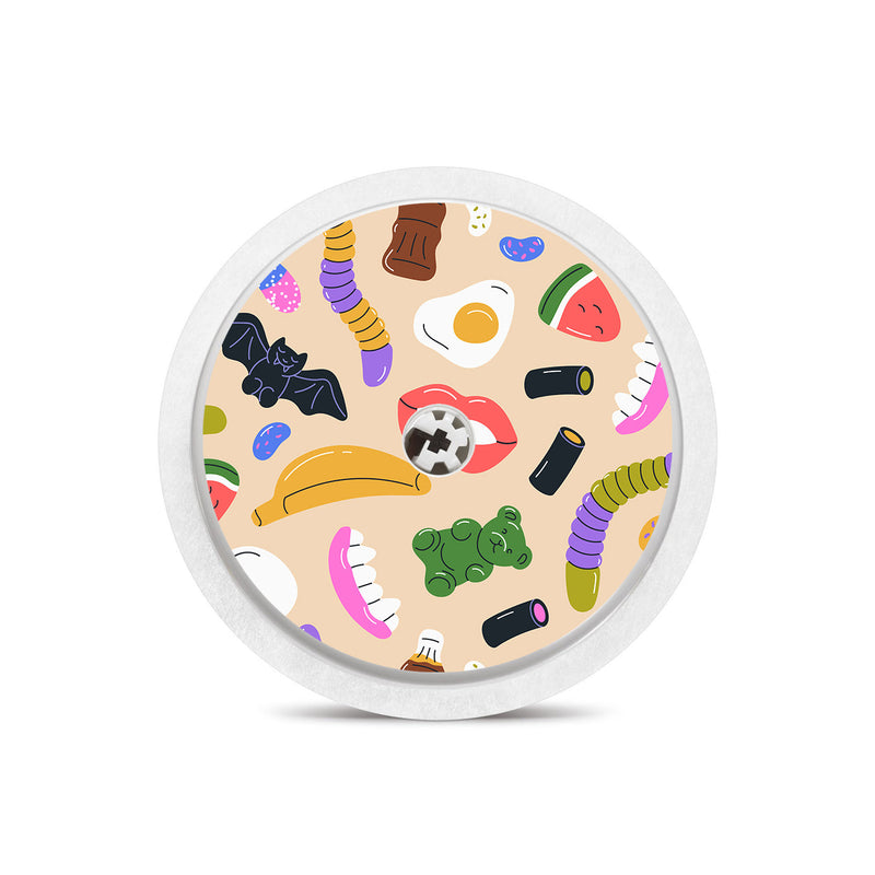 Candy Chaos Freestyle Libre 2 Sticker - Pump Peelz Candy Chaos Freestyle Libre 2 Sticker - Pump Peelz