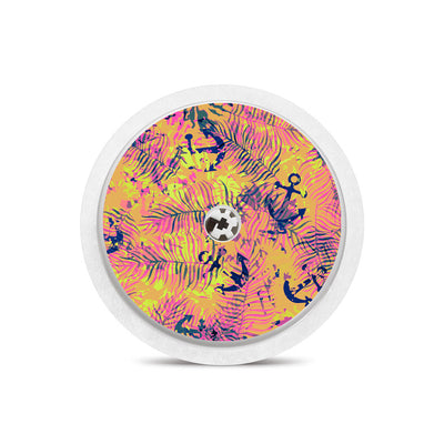 Electric Island Freestyle Libre 2 Sticker - Pump Peelz Electric Island Freestyle Libre 2 Sticker - Pump Peelz