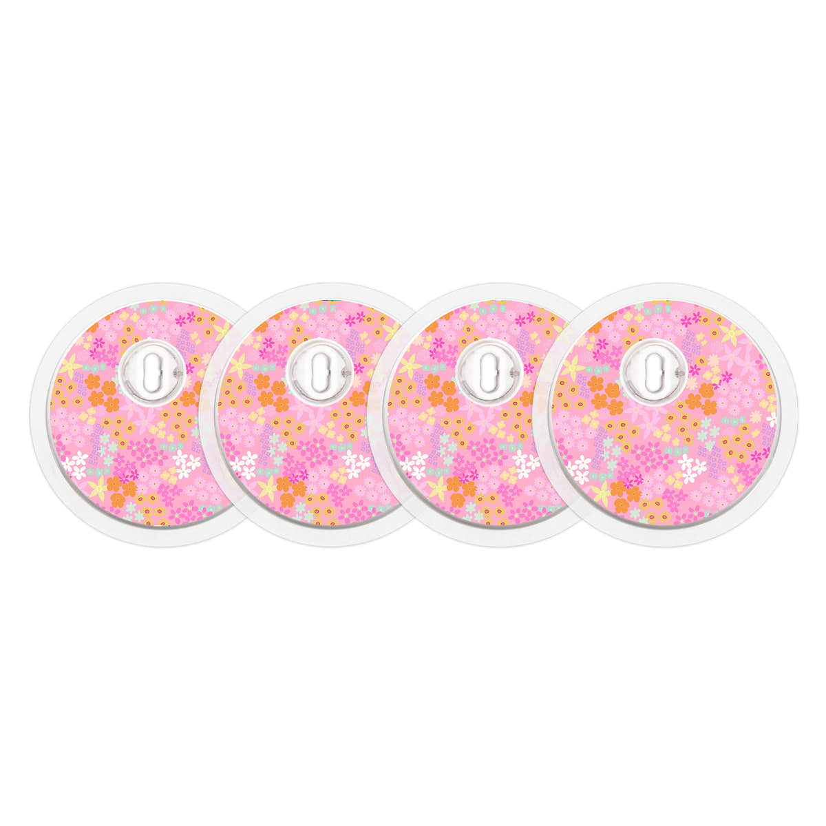 Pink Petals FreeStyle Libre 3 Plus & Lingo Sensor Sticker - Pump Peelz Pink Petals FreeStyle Libre 3 Plus & Lingo Sensor Sticker - Pump Peelz