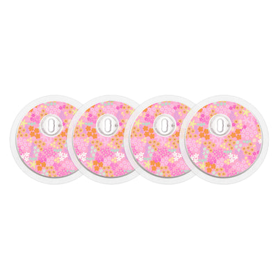 Pink Petals FreeStyle Libre 3 Plus & Lingo Sensor Sticker - Pump Peelz Pink Petals FreeStyle Libre 3 Plus & Lingo Sensor Sticker - Pump Peelz
