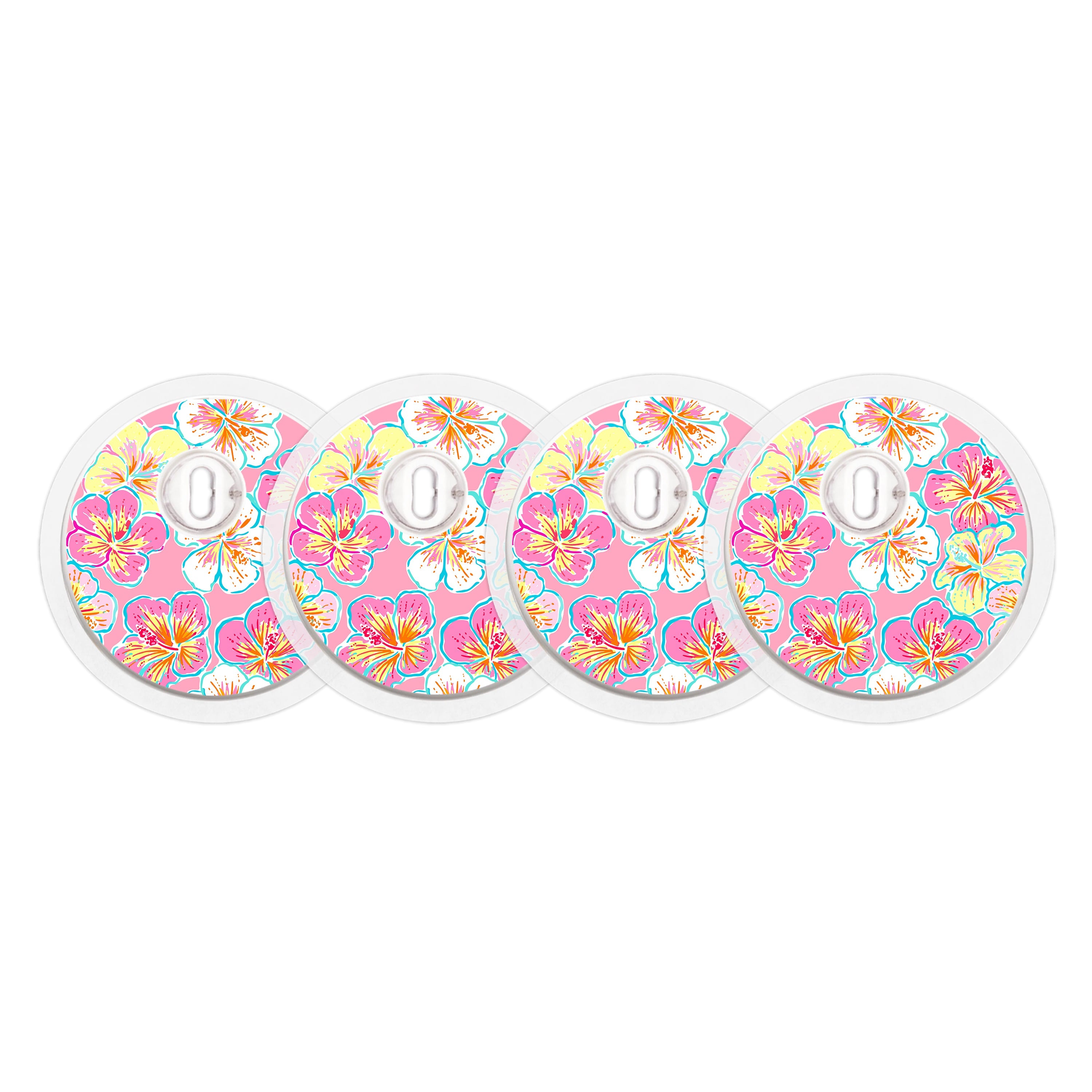 Tropic Crush FreeStyle Libre 3 Plus & Lingo Sensor Sticker - Pump Peelz Tropic Crush FreeStyle Libre 3 Plus & Lingo Sensor Sticker - Pump Peelz