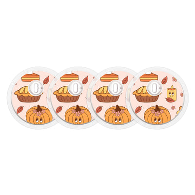 Cozy Harvest FreeStyle Libre 3 Plus & Lingo Sensor Sticker - Pump Peelz Cozy Harvest FreeStyle Libre 3 Plus & Lingo Sensor Sticker - Pump Peelz