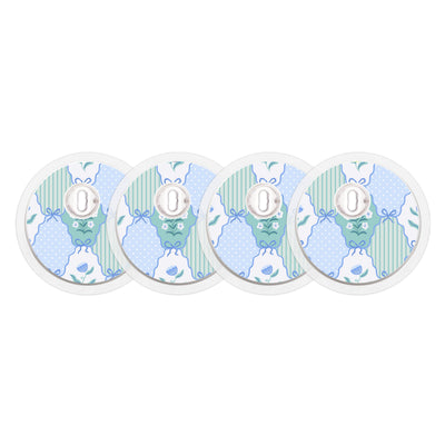 Cottage Bows FreeStyle Libre 3 Plus & Lingo Sensor Sticker - Pump Peelz Cottage Bows FreeStyle Libre 3 Plus & Lingo Sensor Sticker - Pump Peelz