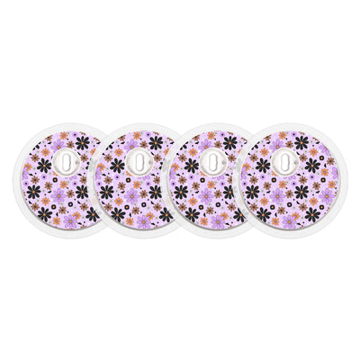 Batty Blooms FreeStyle Libre 3 Plus & Lingo Sensor Sticker - Pump Peelz Batty Blooms FreeStyle Libre 3 Plus & Lingo Sensor Sticker - Pump Peelz
