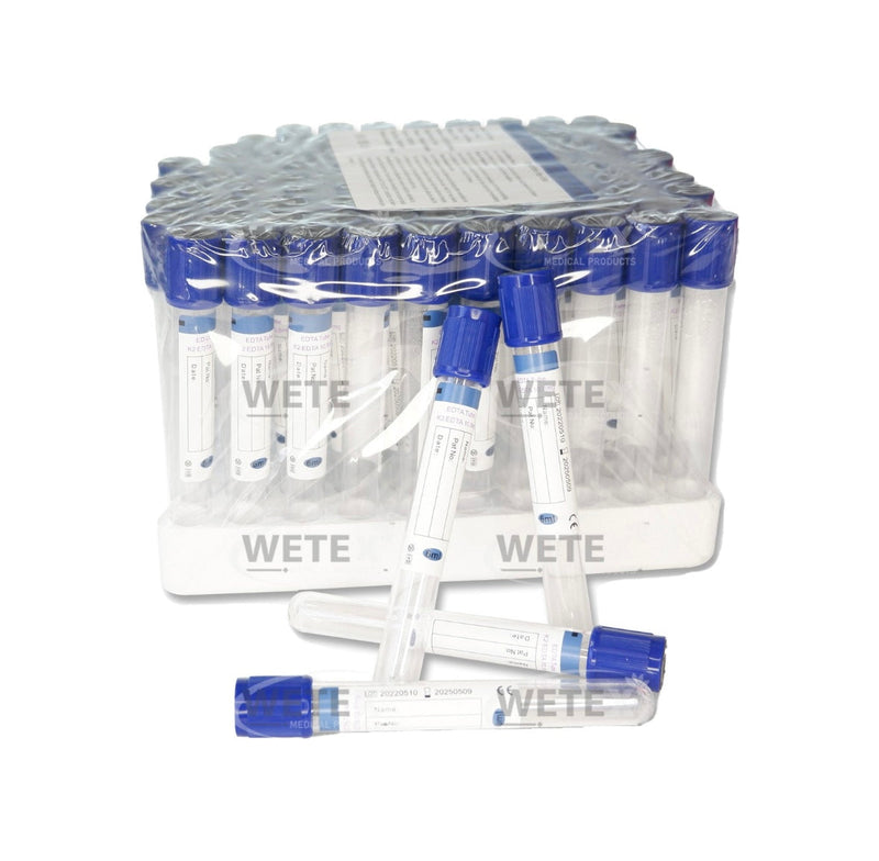 Royal Blue Top (EDTA 10.8mg)13x100mm, 6mL, PET Royal Blue Top (EDTA 10.8mg)13x100mm, 6mL, PET