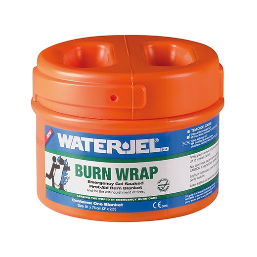 Water Jel Fire Blanket (Orange Canister) - 3" x 2.5" (4 blankets/case) Water Jel Fire Blanket (Orange Canister) - 3" x 2.5" (4 blankets/case)