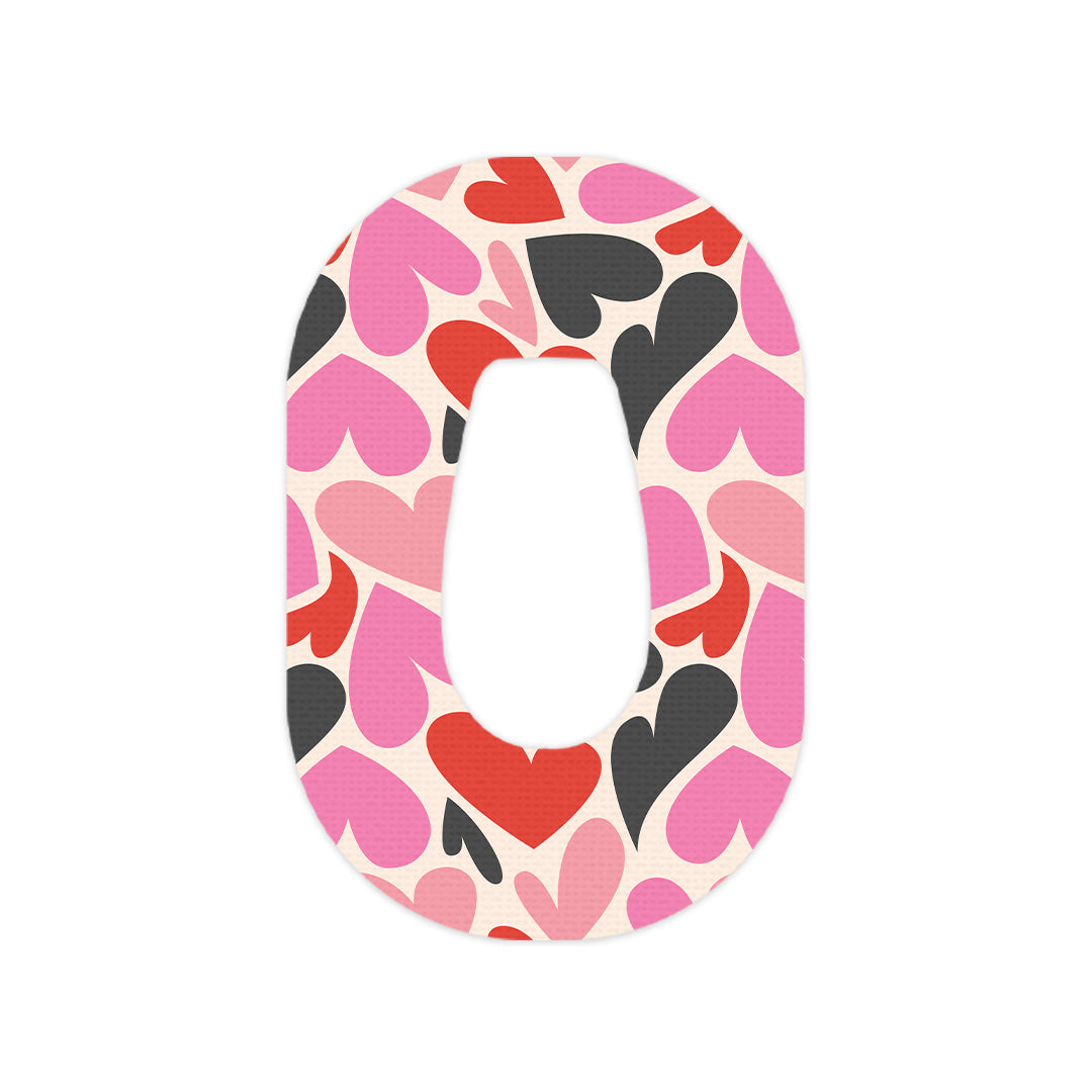 Heartbreaker Dexcom G6 Patch Tape - Pump Peelz Heartbreaker Dexcom G6 Patch Tape - Pump Peelz