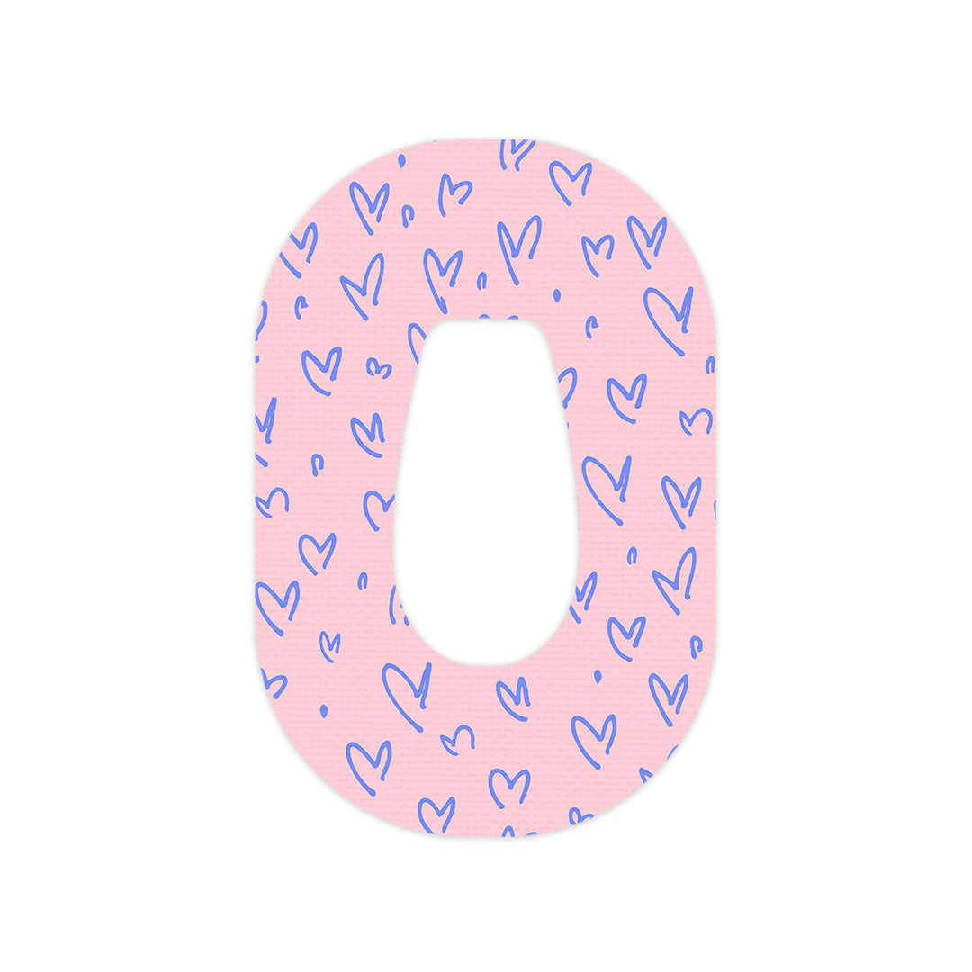 Love Language Dexcom G6 Patch Tape - Pump Peelz Love Language Dexcom G6 Patch Tape - Pump Peelz