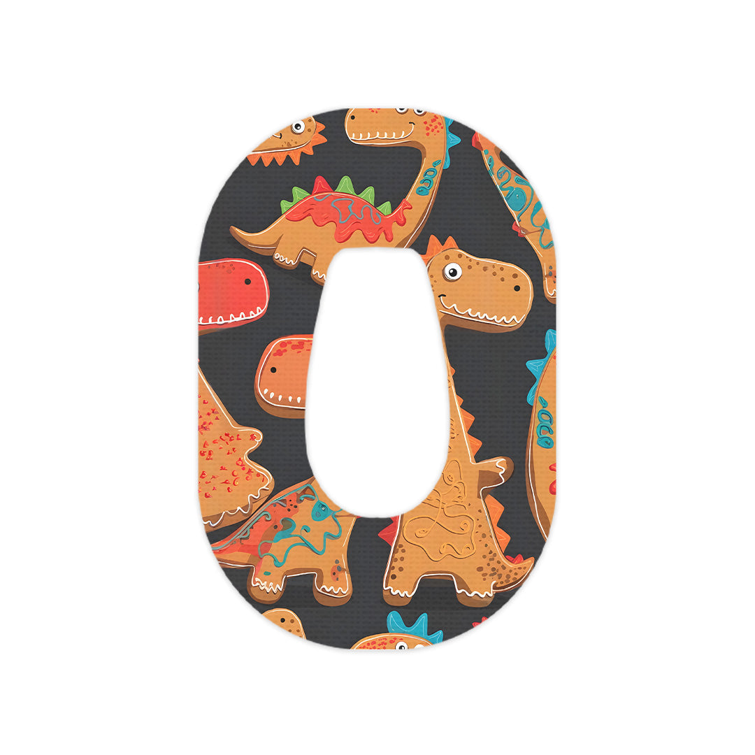 Jurassic Gingerbread Dexcom G6 Patch Tape - Pump Peelz Jurassic Gingerbread Dexcom G6 Patch Tape - Pump Peelz
