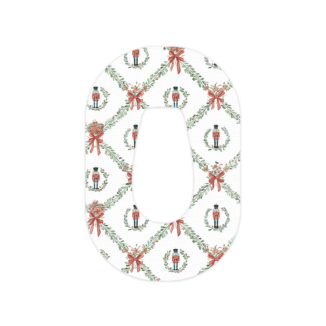 Nutcracker Noel Dexcom G6 Patch Tape - Pump Peelz Nutcracker Noel Dexcom G6 Patch Tape - Pump Peelz