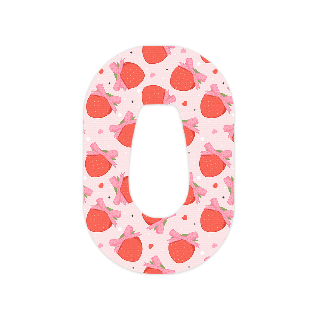 Strawberry Kisses Dexcom G6 Patch Tape - Pump Peelz Strawberry Kisses Dexcom G6 Patch Tape - Pump Peelz