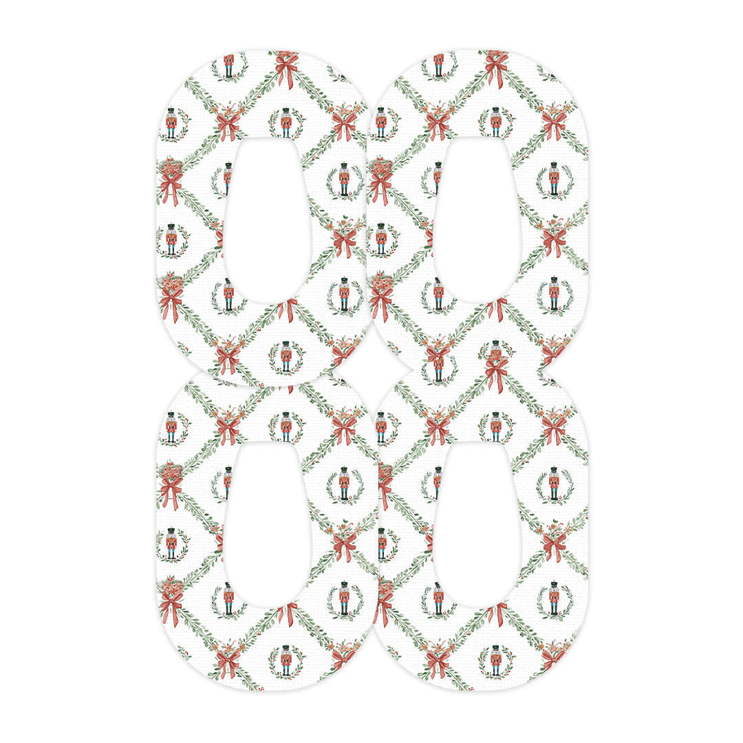 Nutcracker Noel Dexcom G6 Patch Tape - Pump Peelz Nutcracker Noel Dexcom G6 Patch Tape - Pump Peelz