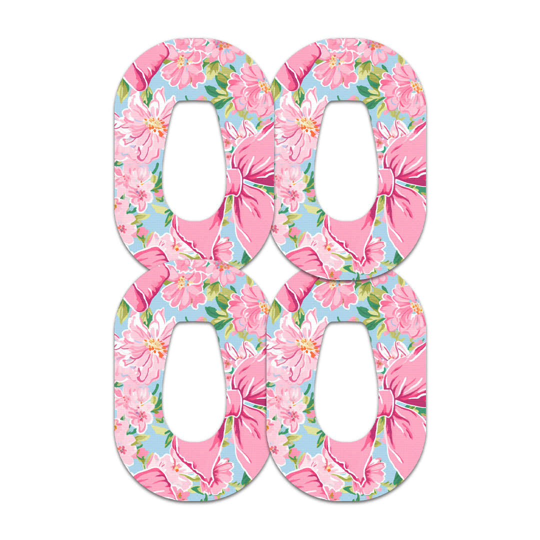 Blossom Bows Dexcom G6 Patch Tape - Pump Peelz Blossom Bows Dexcom G6 Patch Tape - Pump Peelz
