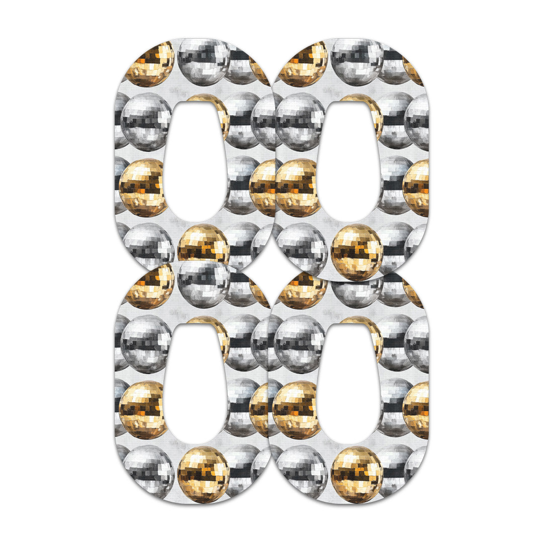 Disco Balls Dexcom G6 Patch Tape - Pump Peelz Disco Balls Dexcom G6 Patch Tape - Pump Peelz