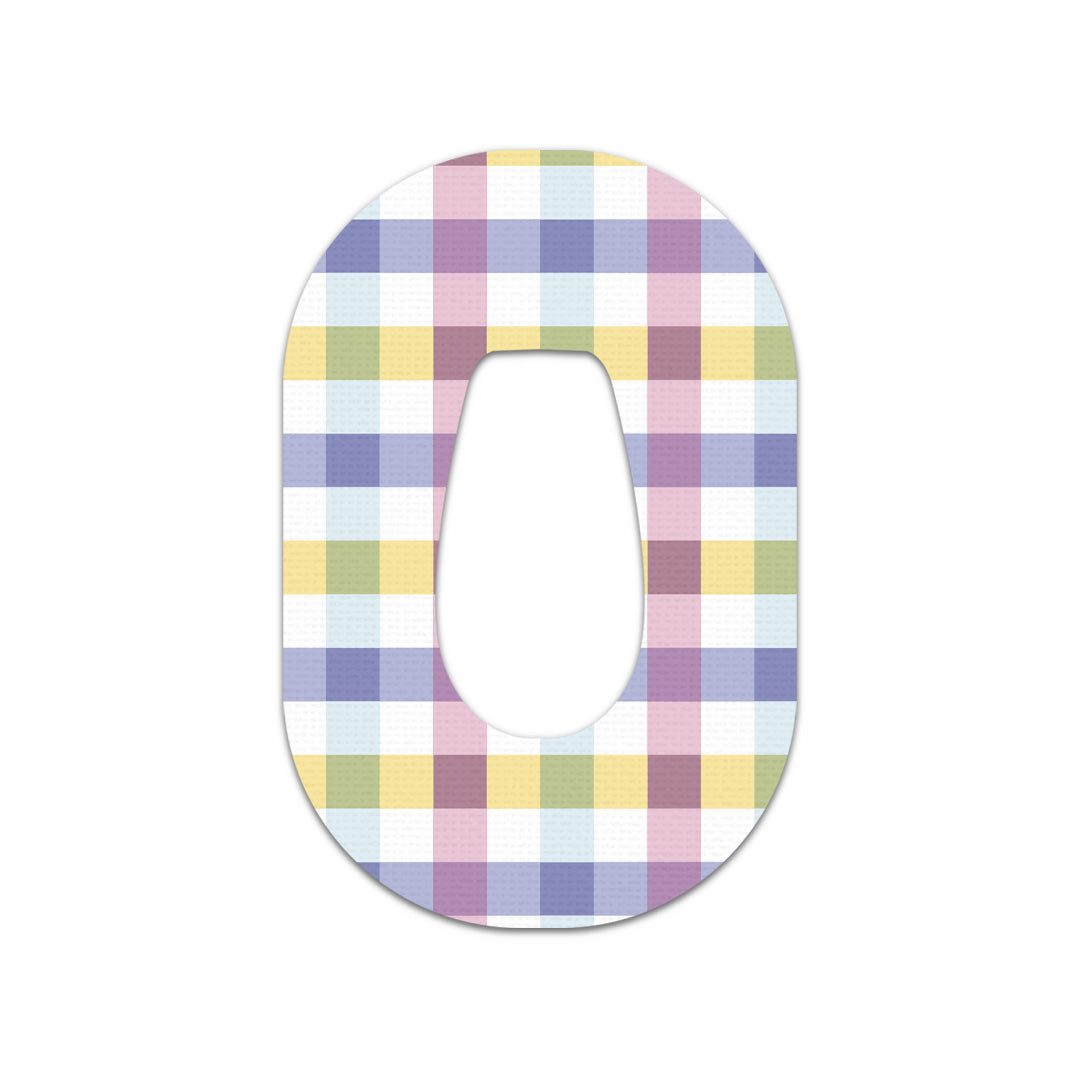 Spring Plaid Dexcom G6 Patch Tape - Pump Peelz Spring Plaid Dexcom G6 Patch Tape - Pump Peelz