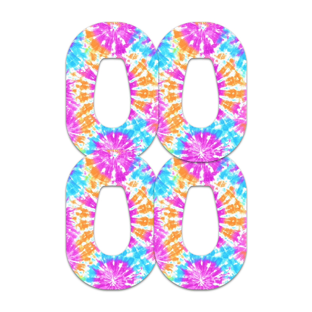 Neon Tie Dye Dexcom G6 Patch Tape - Pump Peelz Neon Tie Dye Dexcom G6 Patch Tape - Pump Peelz
